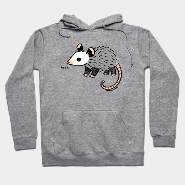 Possum opossum Heck Recolor Hoodie by Possum Mood